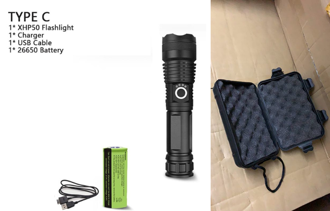 XHP70.2 Powerful Usb Led Flashlight